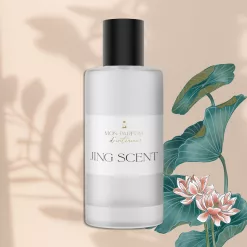 Parfum d'intérieur Jing Scent inspiré par Ritual of Jing de Rituals, avec des notes de lotus et de jujube relaxant